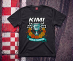 Kimi 12 World Champion Trophy black t-shirt
