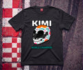 Kimi Sugar Skull World Champion black t-shirt